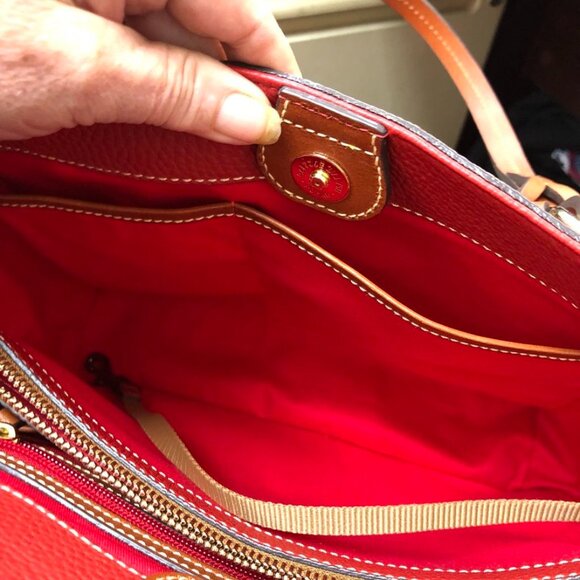 Dooney & Bourke Red Tote - Picture 5 of 13